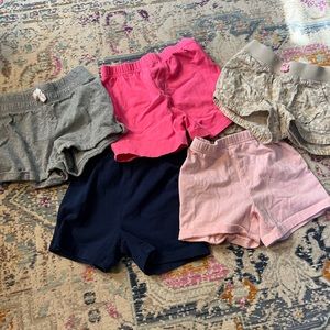 EUC 5T Carter’s cotton shorts lot